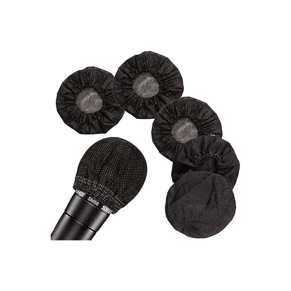 HMPC10B Disposable Hand Mic Covers - Black (x10)